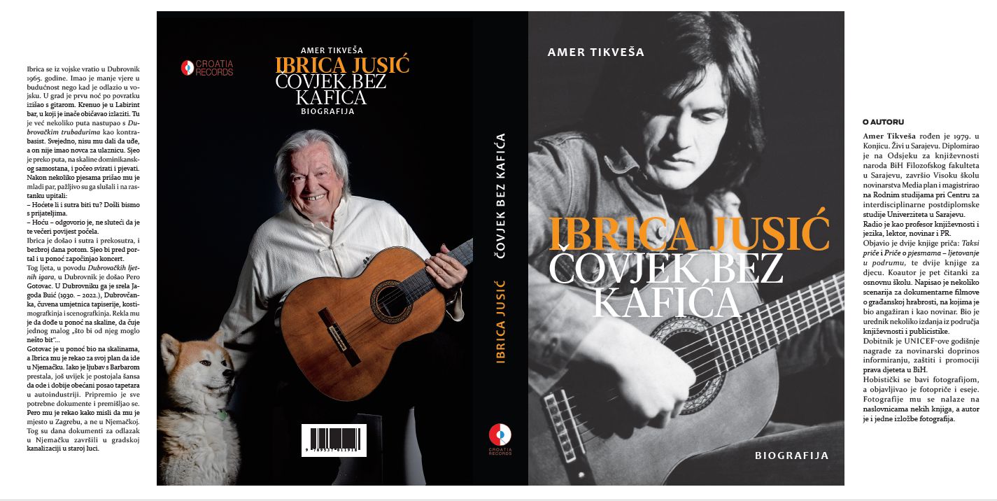 IBRICA JUSIĆ – ČOVJEK BEZ KAFIĆA (KNJIGA) - Image 2