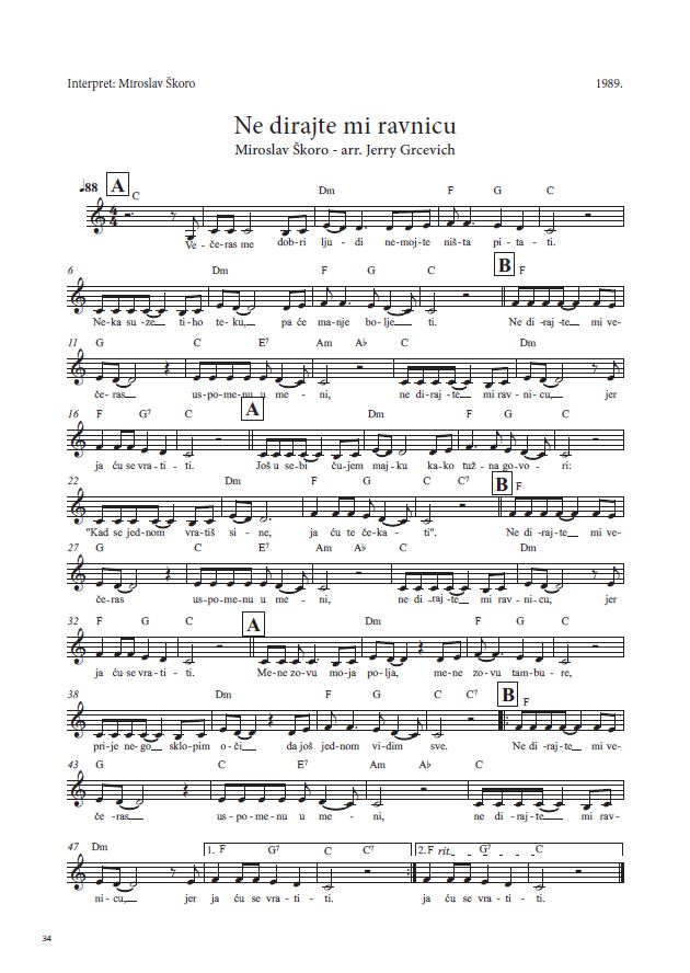 MIROSLAV ŠKORO – ZABAVNE MELODIJE (KNJIGA) - Image 3